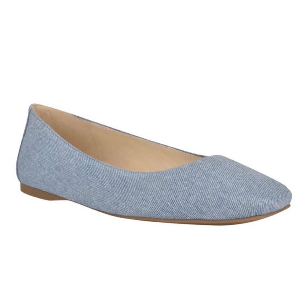 Denim Nine West Flats